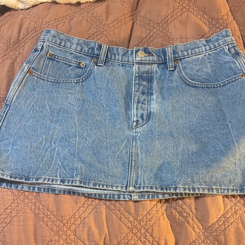 Universal Thread Light Blue Denim Mini Skirt
